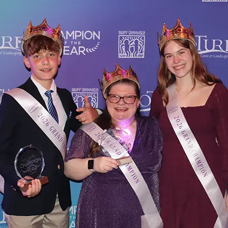 COY Champion Drew & Amelia Krause with their Mission Partner Kat Teston
